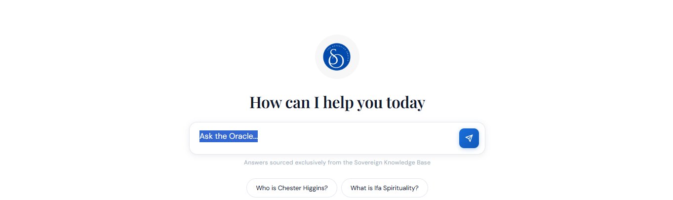 Sovereign Oracle chatbot